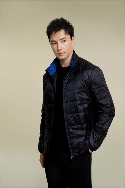 WOVEN REGULAR JACKET QUILTED
