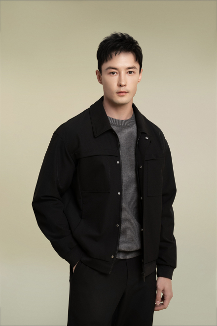 WOVEN BLOUSON