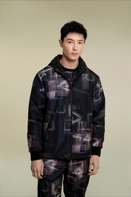 WOVEN REGULAR JACKET QUILTED